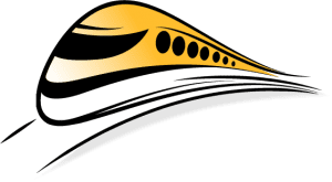 The Speed Train logo