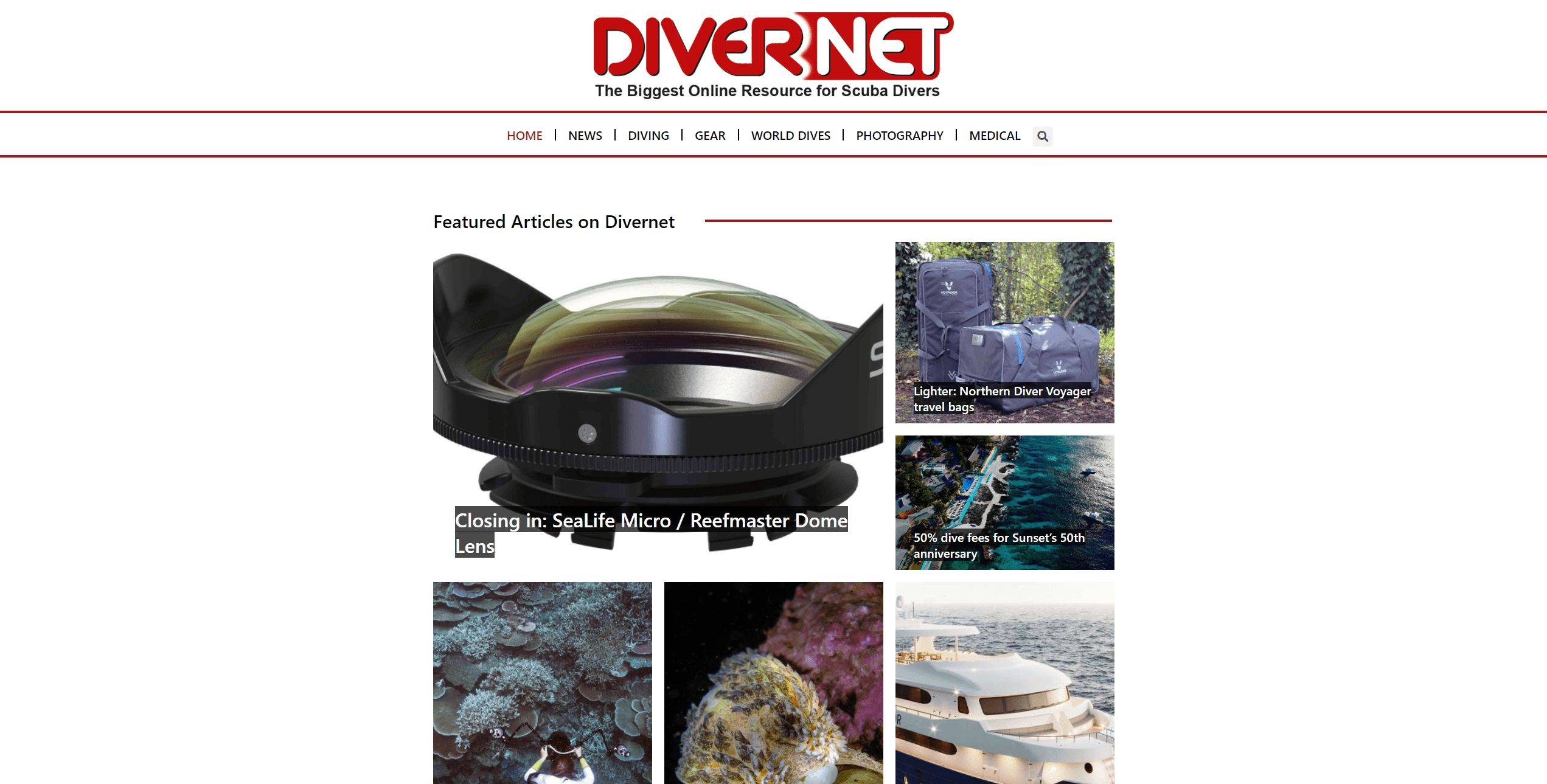 Divernet Scuba Diving Scuba News Scuba Gear Underwater Photography Divernet