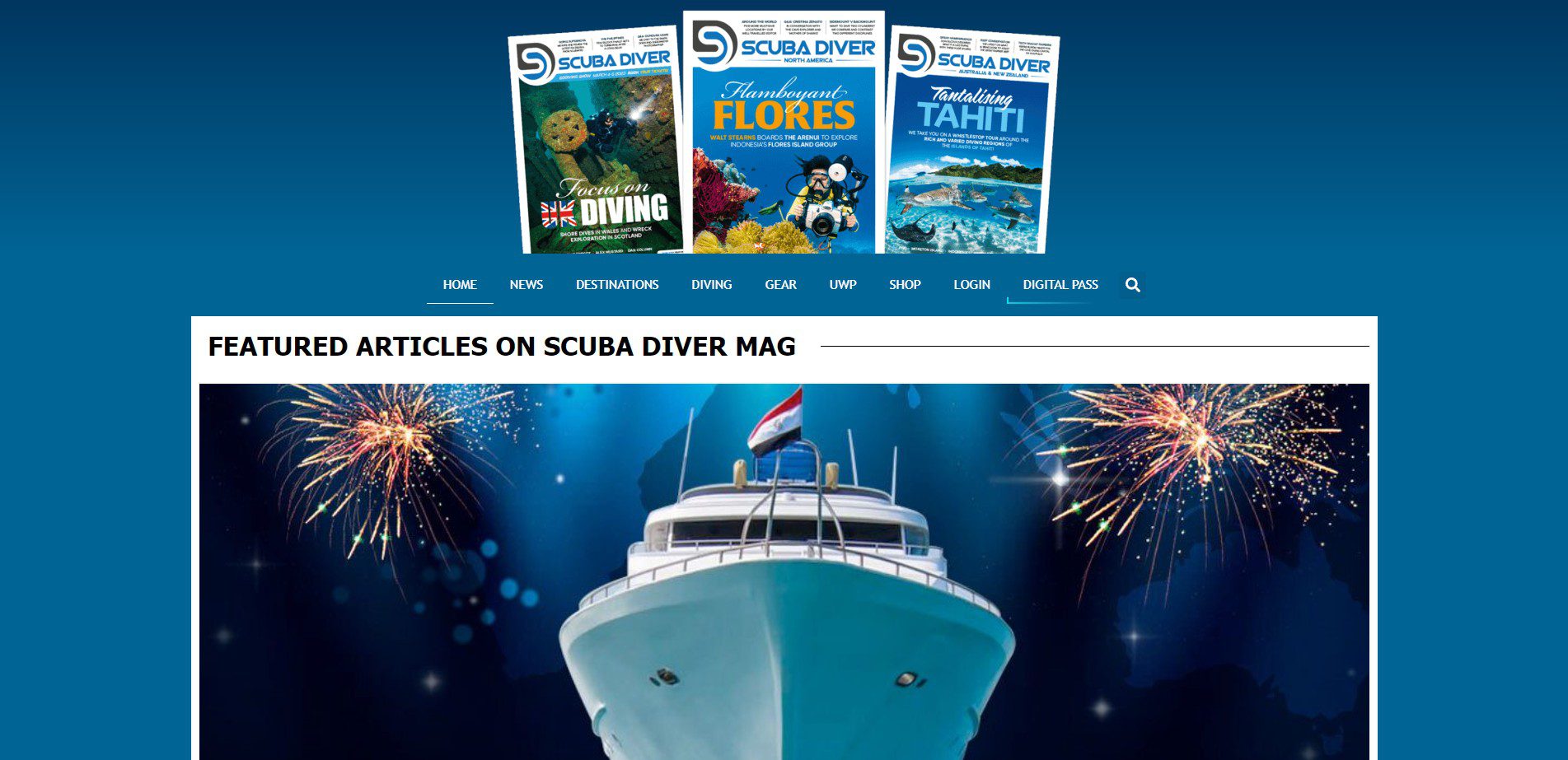 Scuba Diver Mag Website