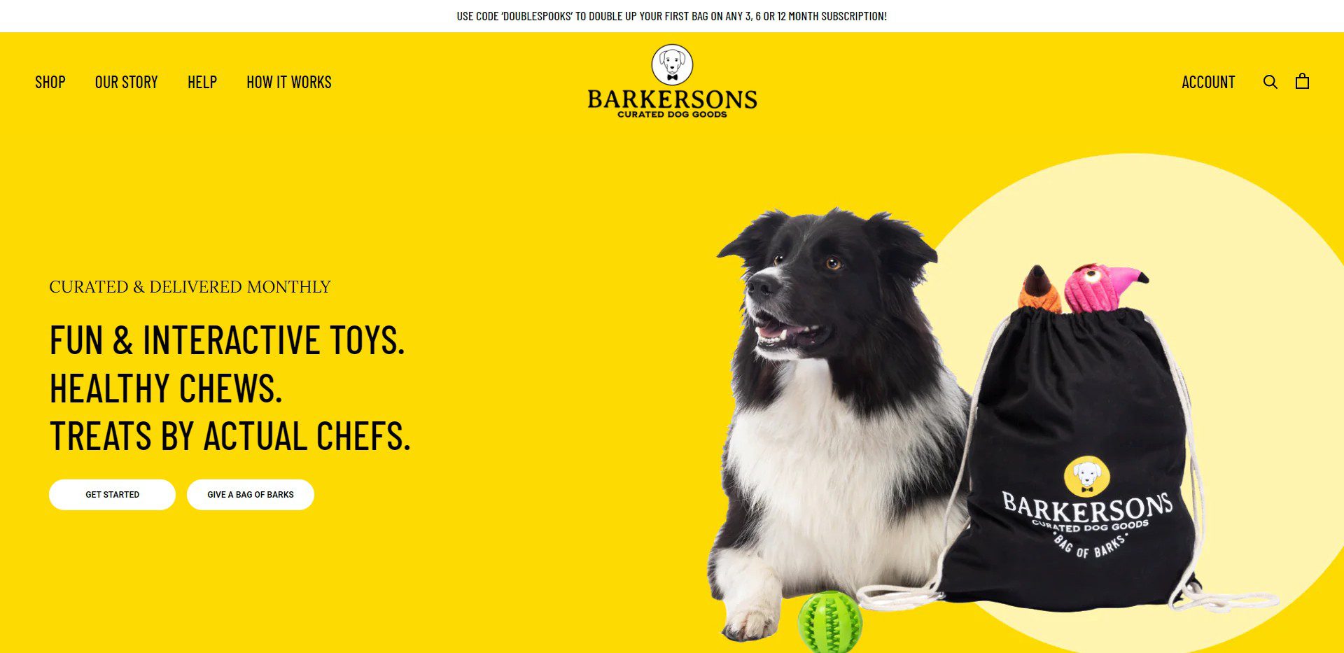 Barkersons Website Screenshot